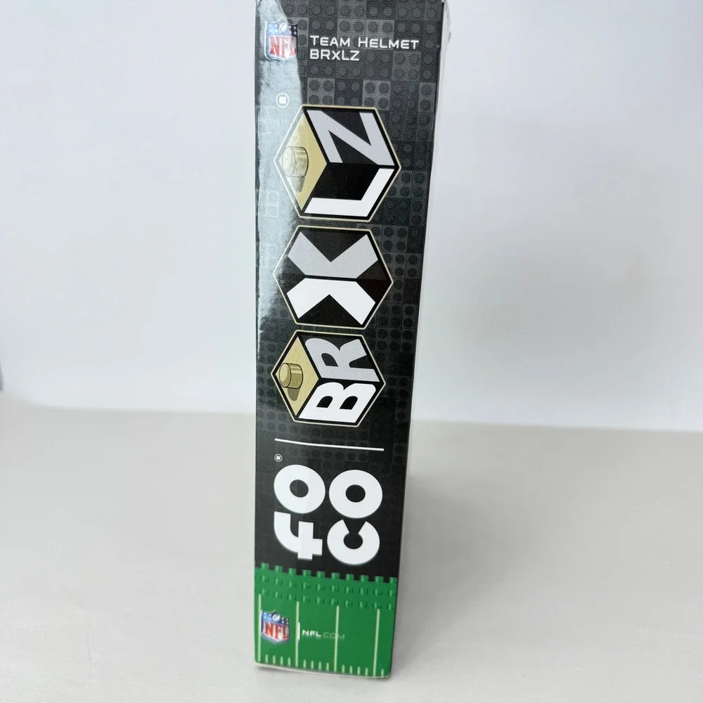 New Orleans Saints FOCO NFL BRXLZ Team Helmet 3-D Construction Block Set